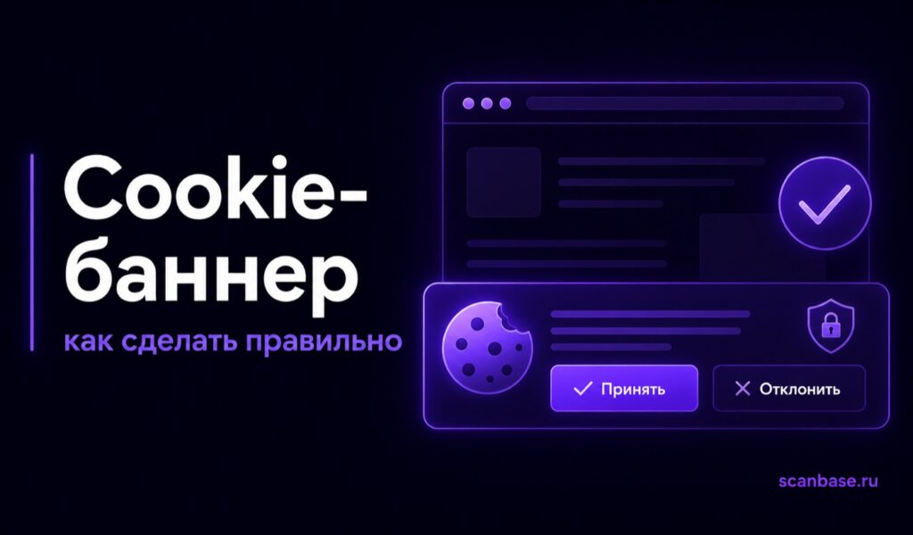 Cookie-баннер: что это и как сделать правильно в 2026 году