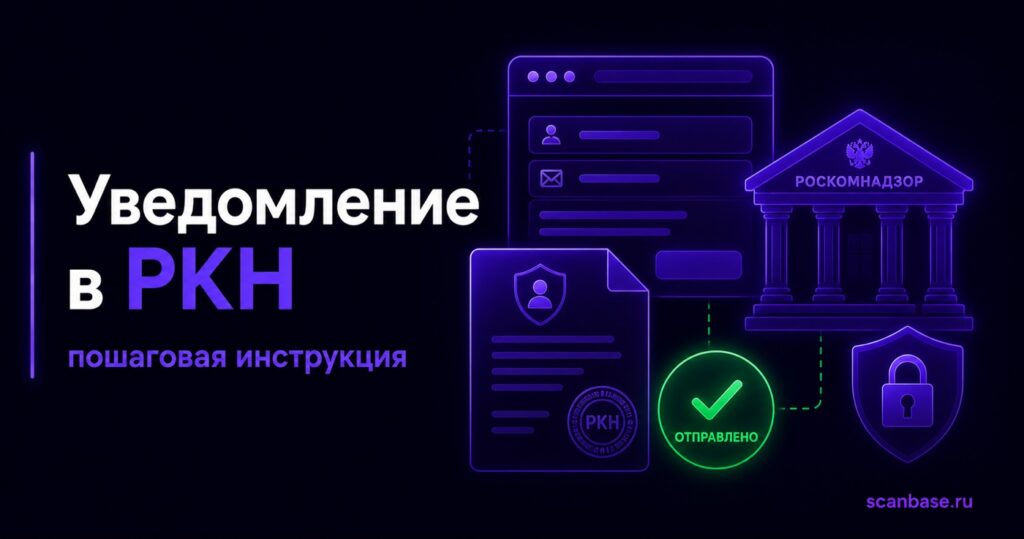 Как подать уведомление в РКН об обработке персональных данных: инструкция 2025