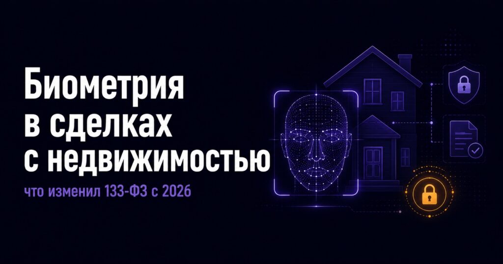 Биометрия в сделках с недвижимостью 2026 133-ФЗ защита персональных данных