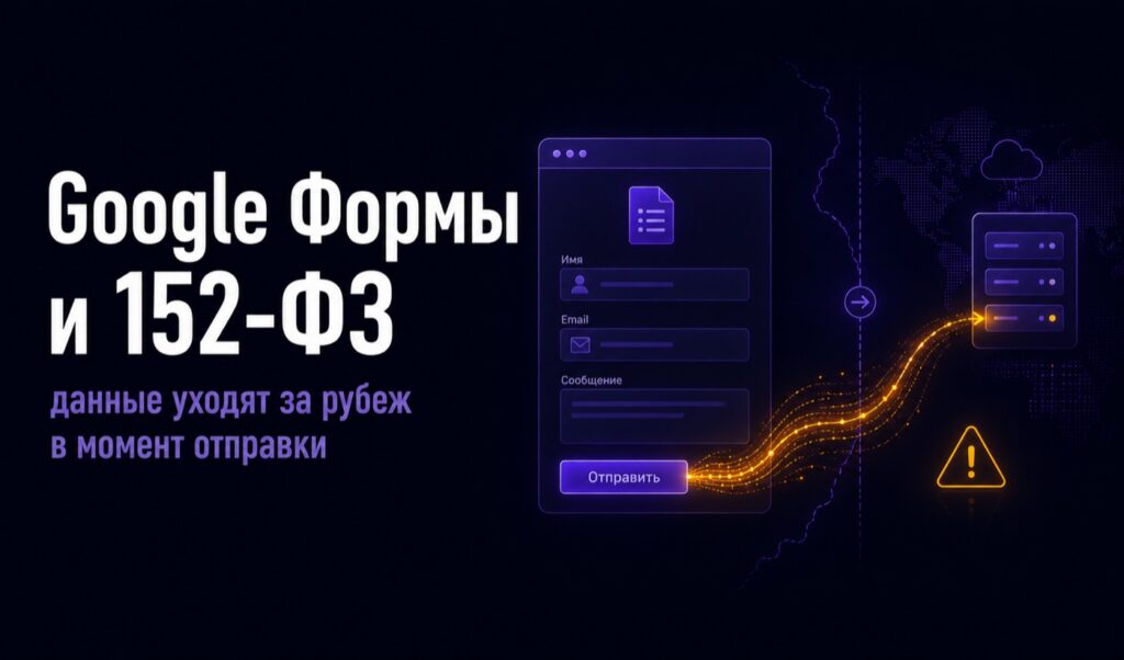 Google Формы и 152-ФЗ трансграничная передача персональных данных