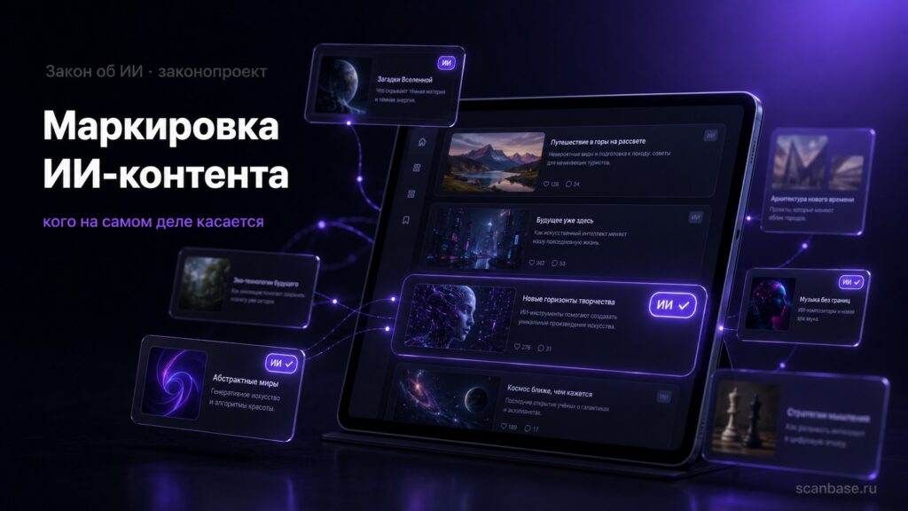 Закон о регулировании ИИ, маркировка ИИ-контента и обязанности владельцев сайтов