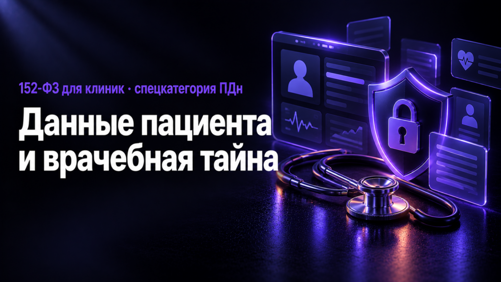 Персональные данные пациентов и врачебная тайна по 152-ФЗ