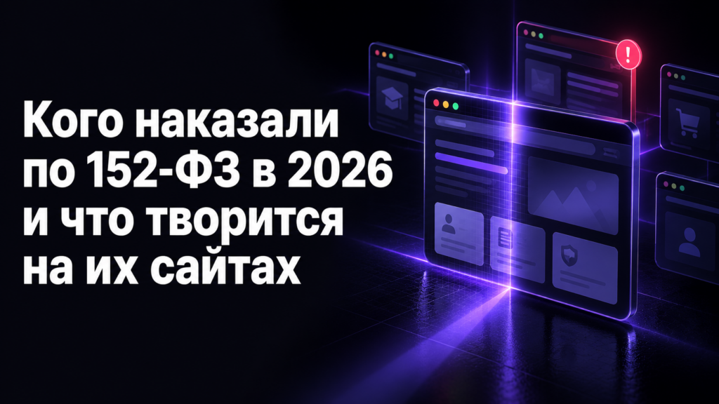 Кого наказали по 152-ФЗ в 2026 году: разбор дел и сканы сайтов